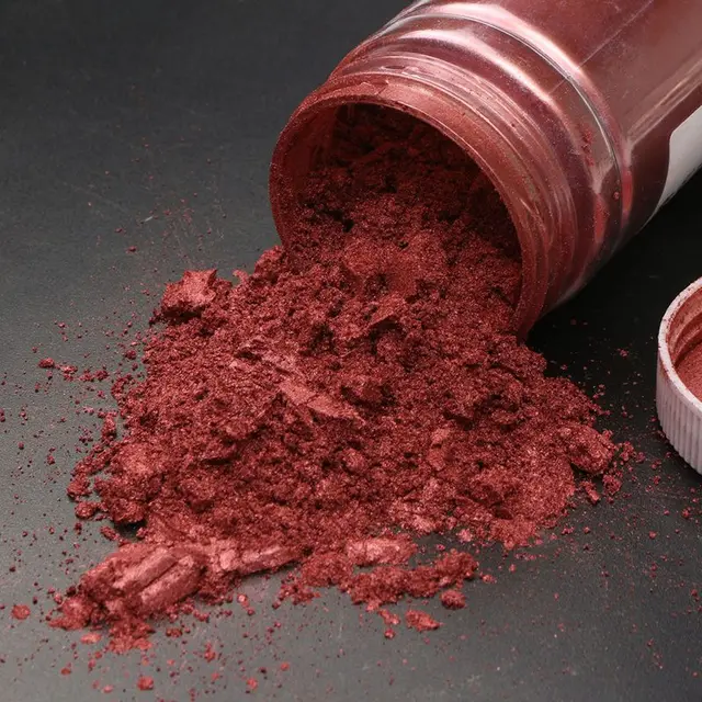 best price 100g wine red ultrafine glitter pearl pigment powder