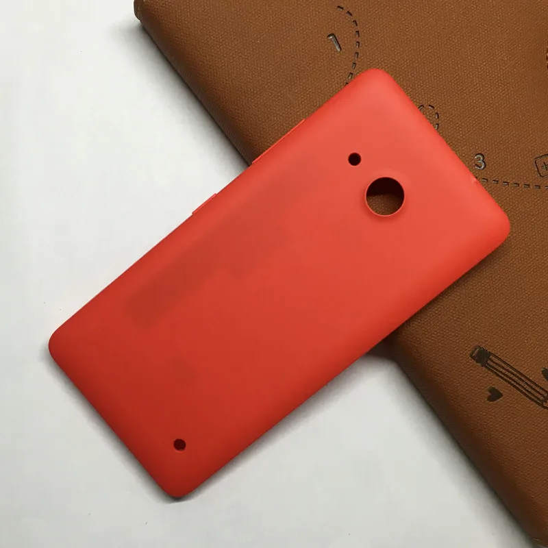Менее, но лучше батарея чехол для microsoft lumia 550 задняя крышка для Nokia lumia 550 сзади корпус Капа крышка с боковой кнопкой - Цвет: 550 red