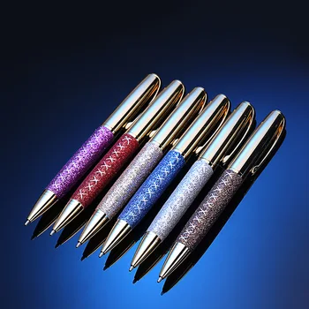 

Kawaii Metal Ballpoint Pen Creative Rotating Metal Ballpoint Pen Advertising Gift Pen Office School Writing Stationery