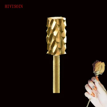 

HIVISOIN -10PCS- Carbide nail grinding head-Large Barrel Bit - 600105000 - 5XC