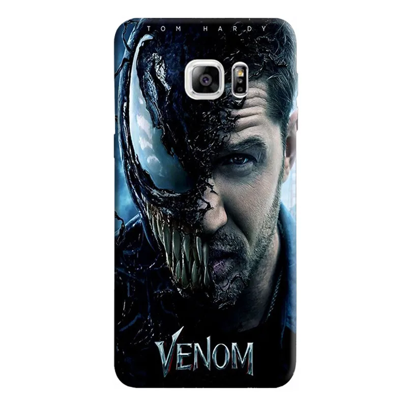 Venom дизайнерские чехлы для телефонов Samsung Galaxy S6 S7 край S8 S9 плюс S5 чехол мягкий