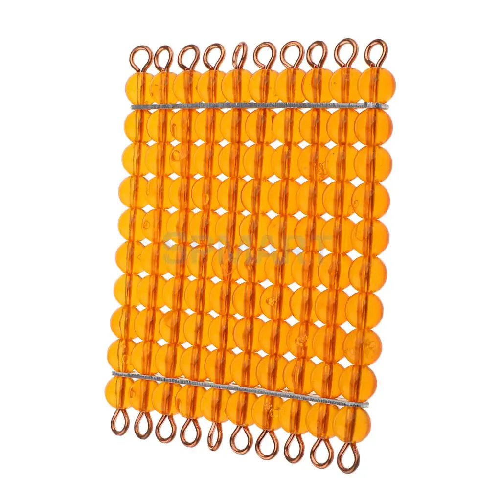 Montessori Numbers Beads Bars Kids Learn Math Early Learning Educational Intelligence Development Toy Xmas Gift