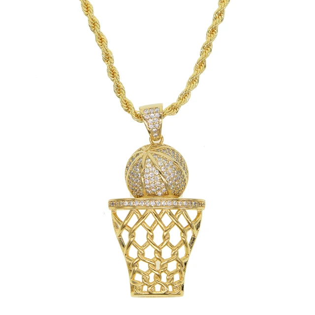Buy High quality 24" gold filled rope chain pave CZ