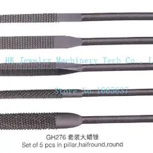 5 шт. полукруглый воск файл ювелирные изделия инструмент для резьбы и подачи