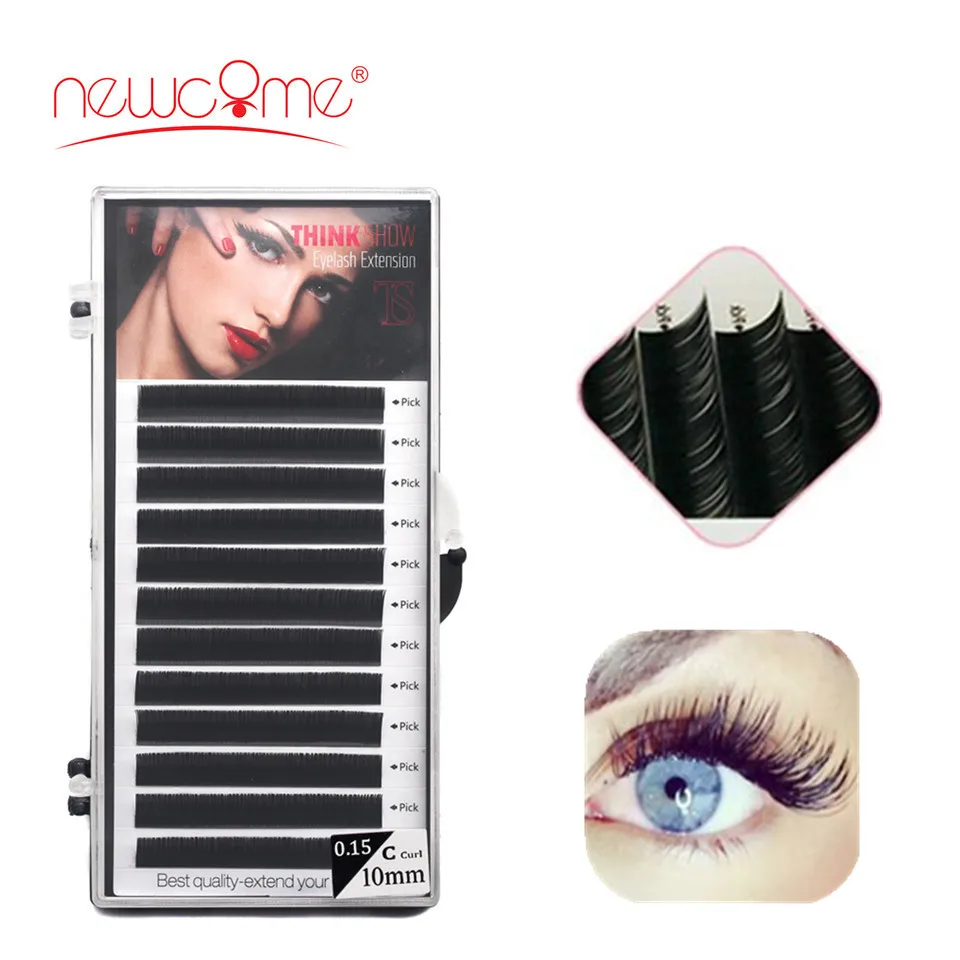 

All Size 3D Eye Lashes Extension Hand Made Individual Eyelashes Extension Mink Faux Cils Natural False Eyelashes Make Up Tools
