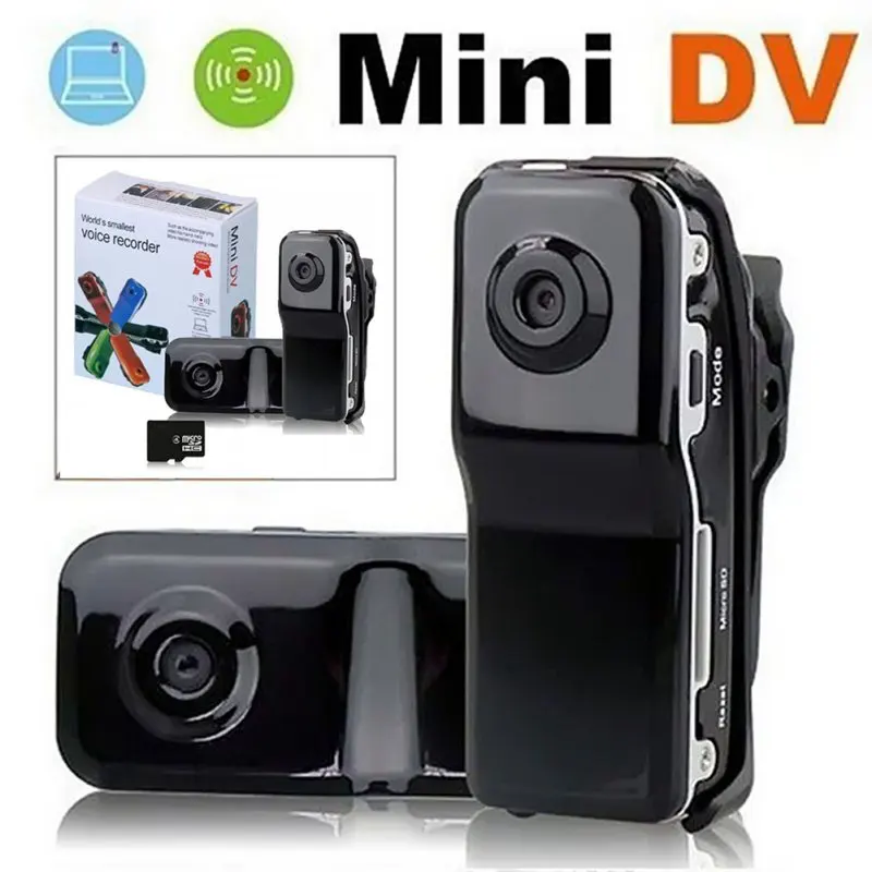 MD80 Мини видеокамера Поддержка Net-camera Mini DV запись камера Поддержка 8G TF карта 720*480 Vedio длительная запись Cam