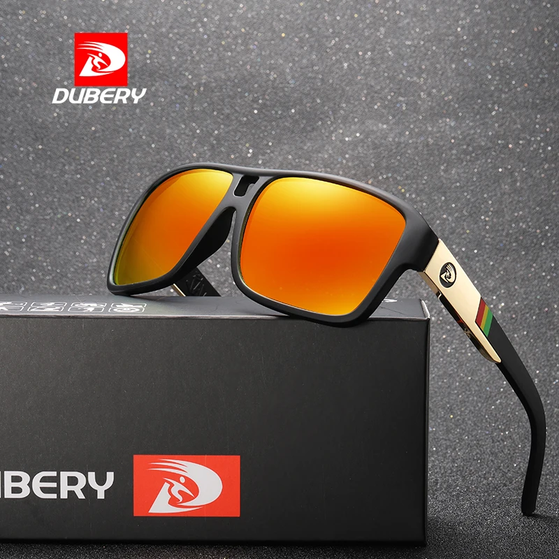 

DUBERY 2017 Brand Luxury UV400 Polarized Sunglasses Men Beach Sport Glasses Polaroid Squared Sunglass Wholesale Polarized Aviat