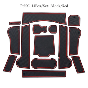 

Car Door groove mat For Volkswagen VW T-ROC Accessories,3D Rubber Car Mat Gate slot pad Non-slip mats Car decoration