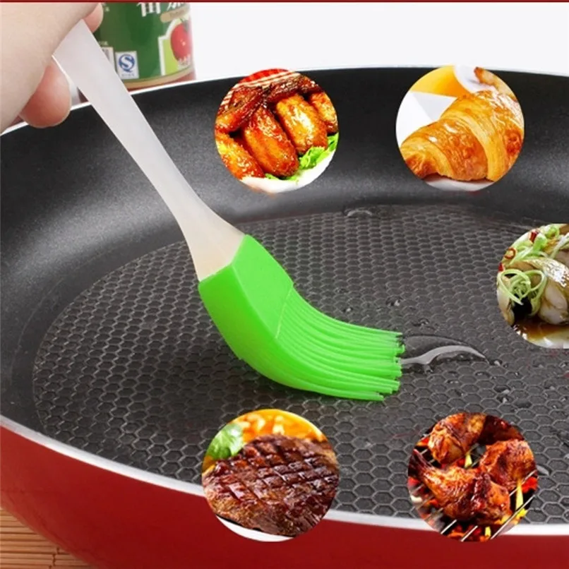 

1PC Silicone Bread Basting Brush BBQ Oil Butter Brush Kitchen Cooking Tools barbeque tools patisserie outils accessoires D28