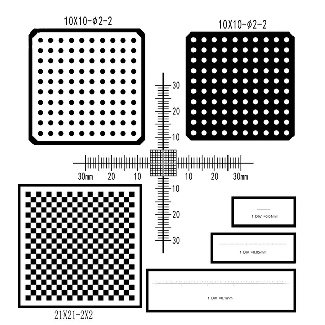 Machine Vision Calibration Target Chessboard Target Grid Calibration