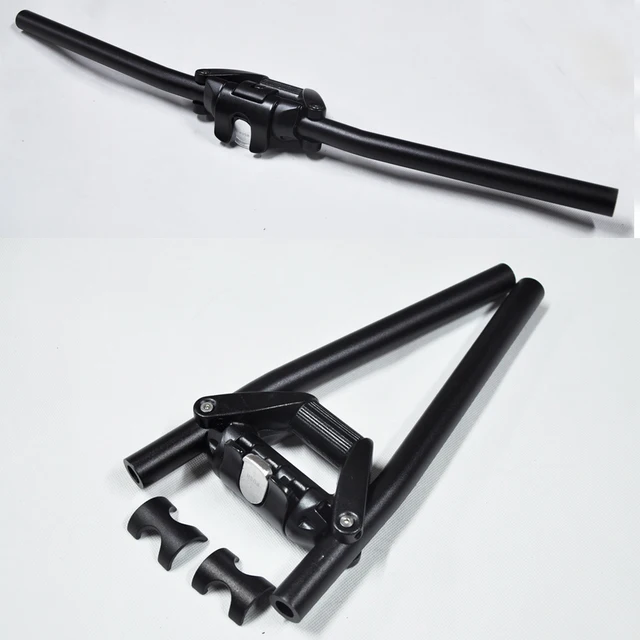 EBIKE folding bike handlebar 620mm 25.4 31.8 quick fold aluminum alloy