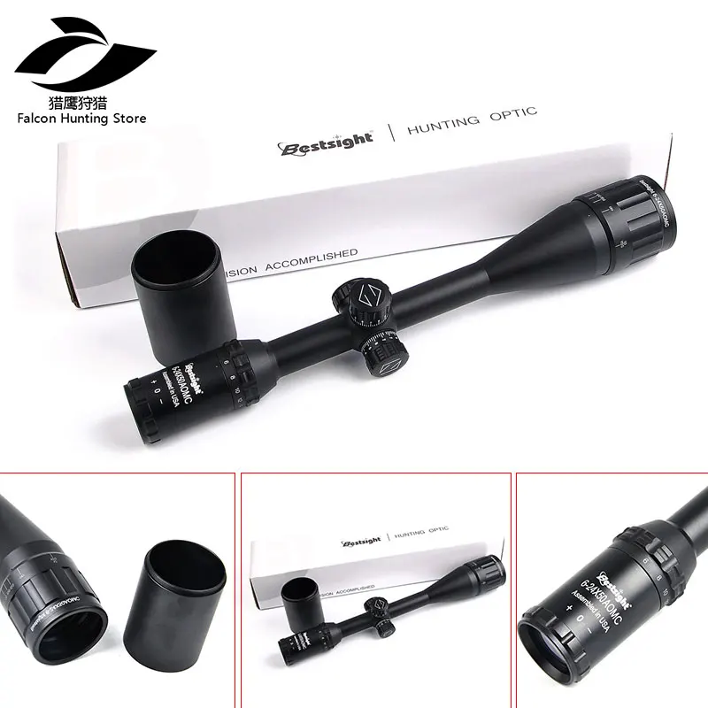 

Sniper Rifle Optics 6-24X50 Tactical Optical Riflescope Long Eye Relief Rifle Scope Airsoft Hunting Scope