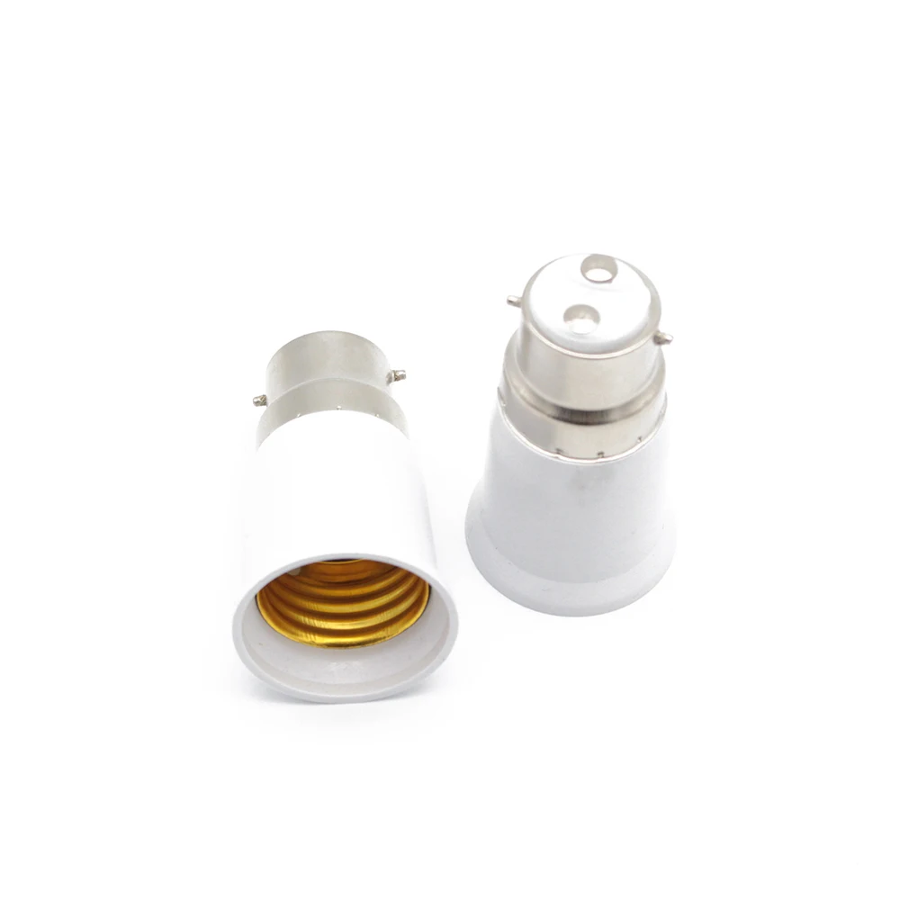LED Line® B22-E27 Lamp Socket Converter Bayonet Edison Adapter Bulb Light Pins 