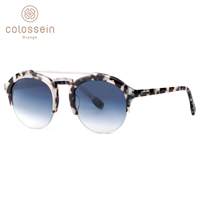 $US $39.99 COLOSSEIN Sunglasses For Women Vintage Luxury Cat Eye Style Round Sun Glasses Men Brand Designer Ey