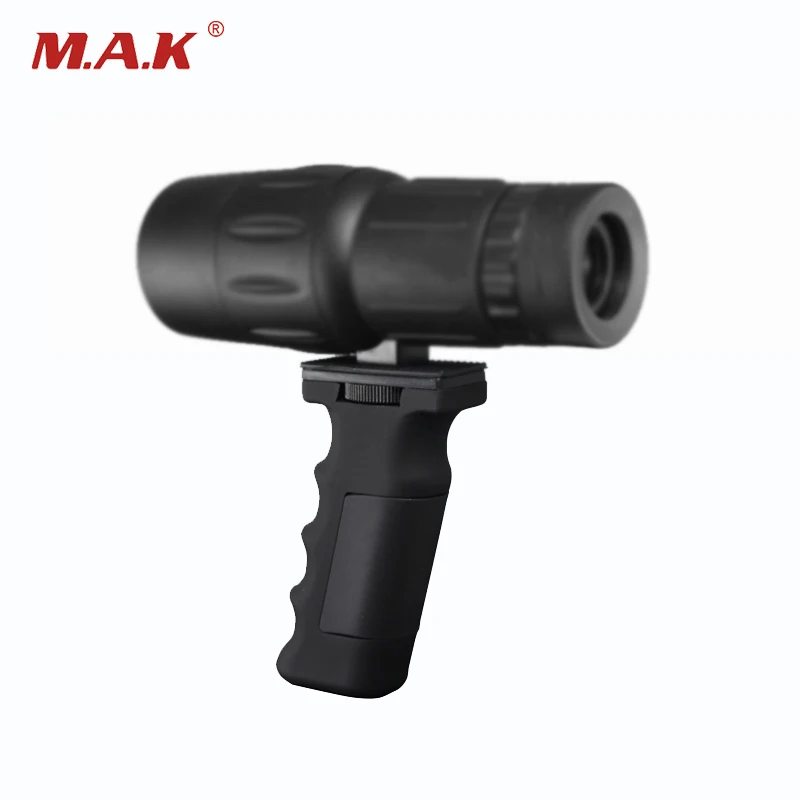 

Black Portable telescope handle Monocular Telescope Adapter Overcome jitter for Outdoor Hunting Watching