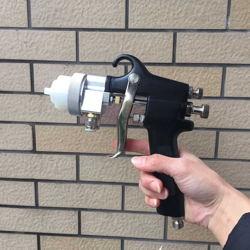 

SAT1182 dual nozzle spray gun pressurized paint sprayer automotive paint wholesale polyurethane foam gun