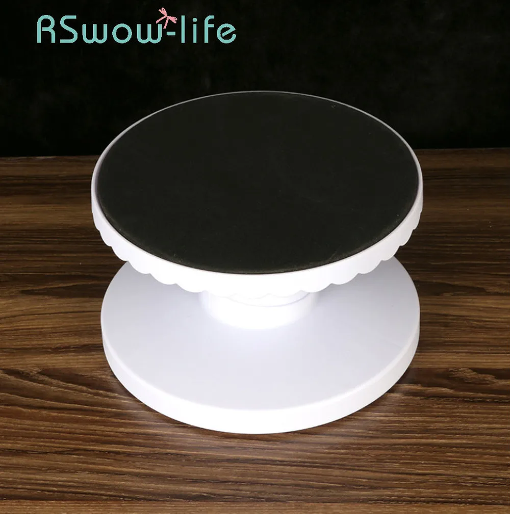 

Baking Tools Bevel Cake Decorating Table Plastic Tilting Dual-purpose Cake Decorating Turntable For Baking Accessories
