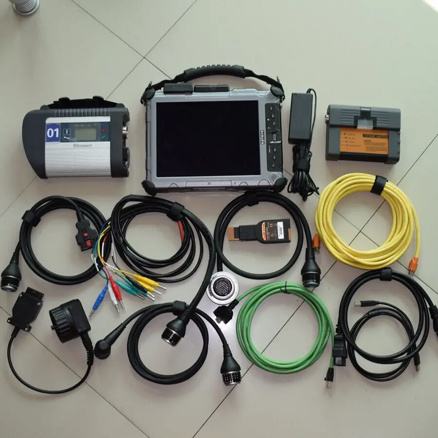 ICOM C4 2in1 MB Star для BMW icom a2 b c с 2 шт. установка SSD ix104 планшет i7 4g программирования mb sd