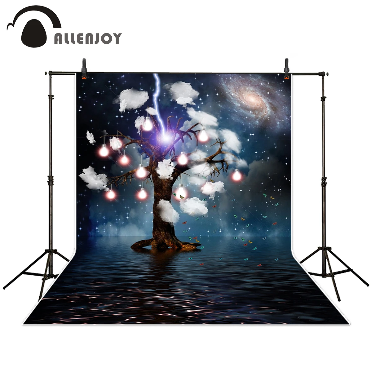 Allenjoy photography backdrop dreamy Star night clouds