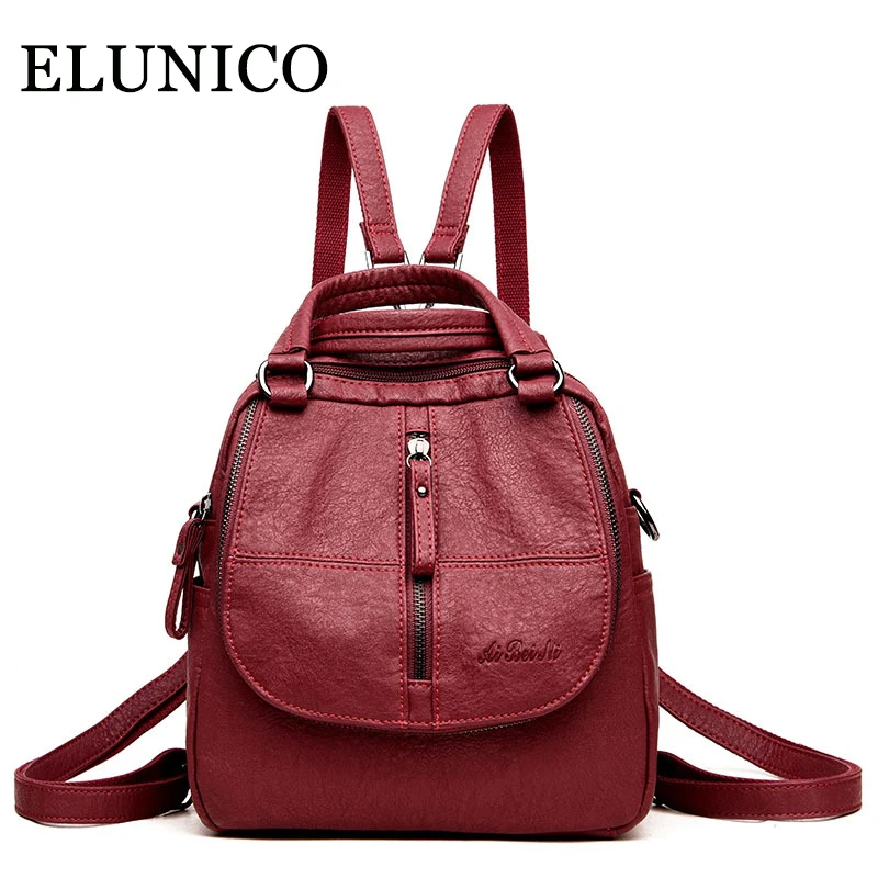 ELUNICO Multifunctional Women Backpack Female Backpack Small Mochila Feminina School Backpacks for Teenage Girls Bag Sac A Dos ELUNICO Multifunctional Women Backpack Female Backpack Small Mochila Feminina School Backpacks for Teenage Girls Bag Sac A Dos