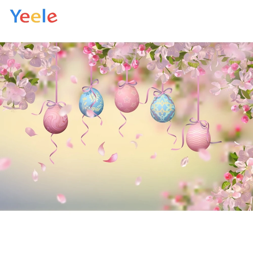 

Yeele Balloons Ribbon Flower Backdrops Pet Portrait Photography Background Customized Photographic Backdrop For Photo Studio