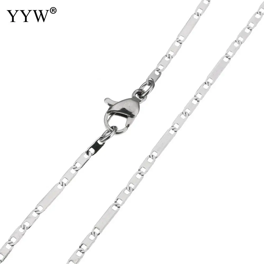 

Stainless Steel Chain Necklace chain original color Sold Per Approx 18 Inch Strand