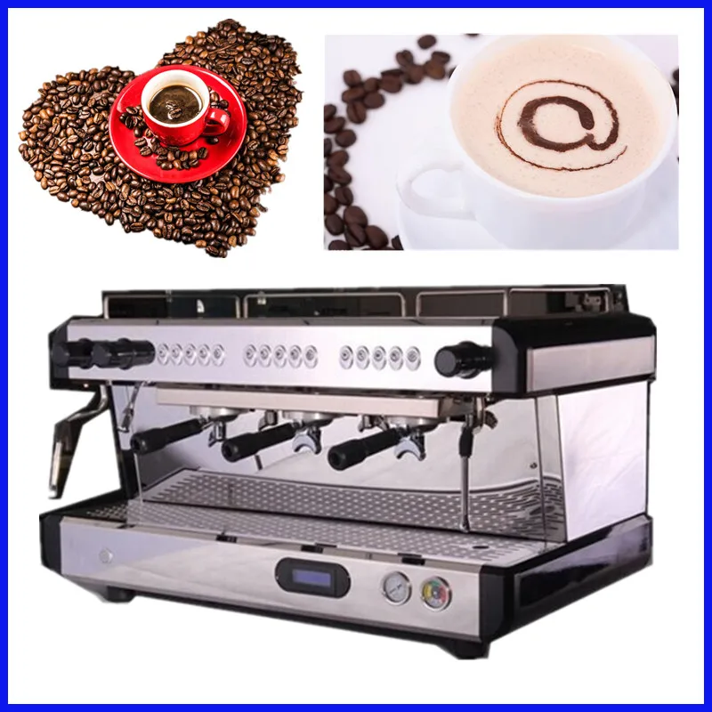 3 Group Commerical Professional Semi Automatic Coffee Espresso Coffee