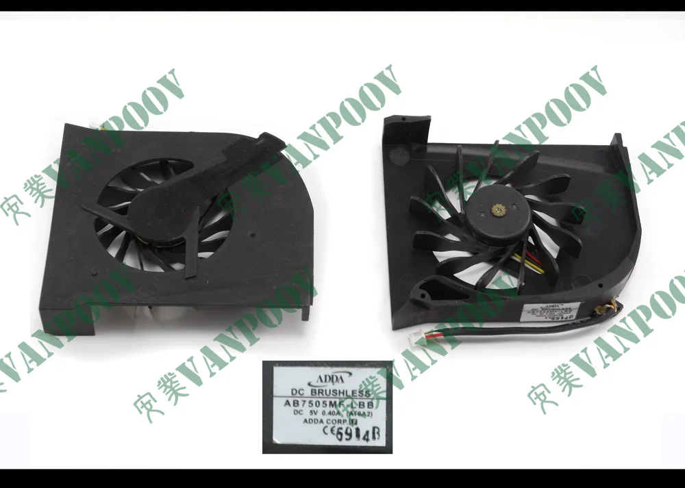 Новый охлаждающий вентилятор для процессора HP Pavilion DV6000 DV6100 DV6200 DV6500 DV6700 DV6800 DV6900