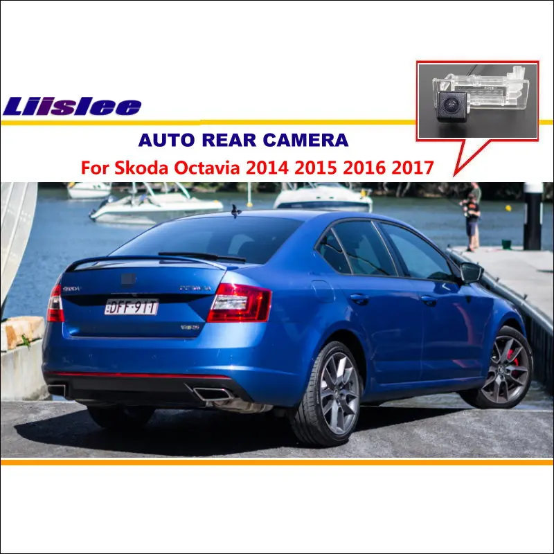 Liislee Автомобильная камера заднего вида для Skoda Octavia 2014 2015 2016 2017/камера