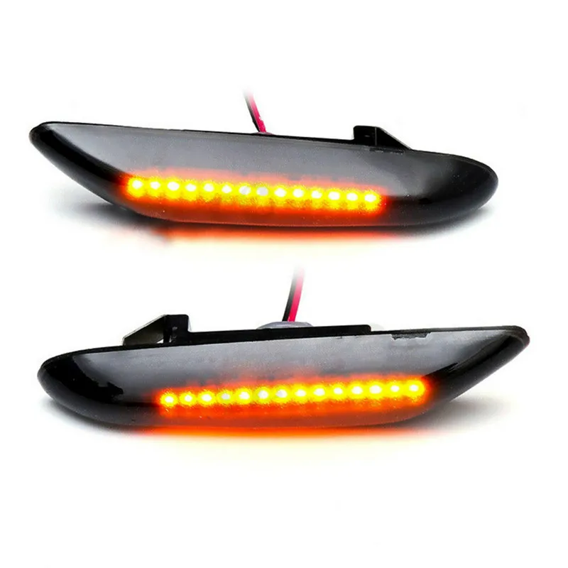 

1 Pair Car Turn Signal Lights LED Turn Indicator Blinker Lamp Signal Lamp Side Marker For bmw E90 E91 E92 E93 E60 E87 E82 E46