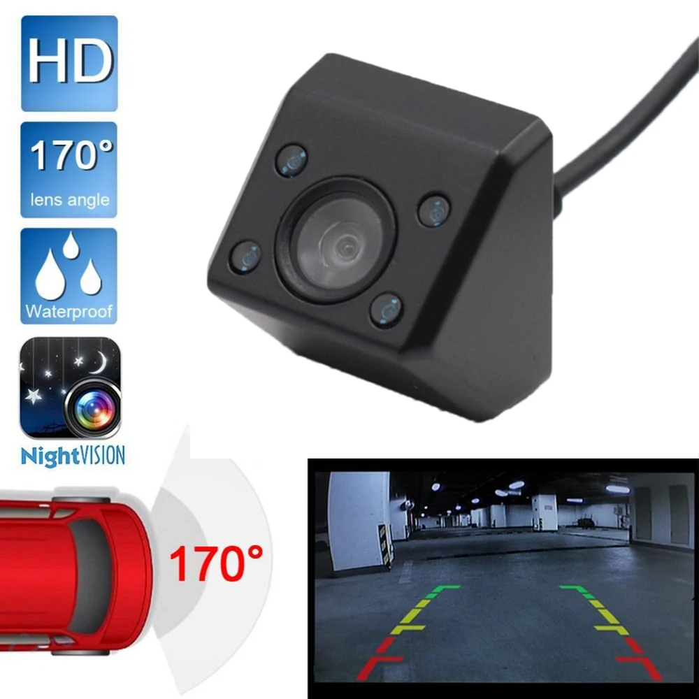 

Car Rear View Parking Camera HD Color Rearview Camera Car Park Monitor 170Degree Waterproof Car Reverse Backup Camera Auto Video