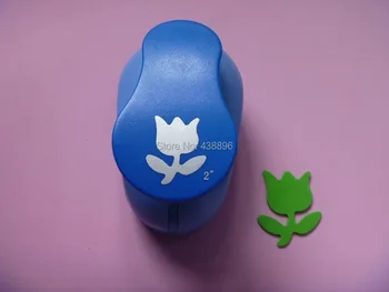 

free shipping 2"(5.0cm) tulip EVA foam punch paper punch for greeting card handmade ,Scrapbook Handmade puncher
