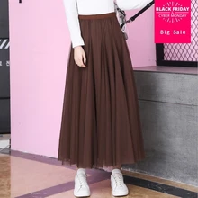 Весенние модные плиссированные юбки из сетчатой ткани и юбки в студенческом стиле, тонкие, свежие, пляжные плиссированные юбки L53