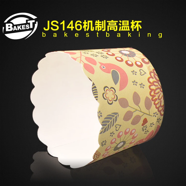 

BAKEST 100pcs per lot Small Cake Baking Paper Cup High Temperature Resistance Bird Pattern Cake Cup DIY Muffin Cake Cups