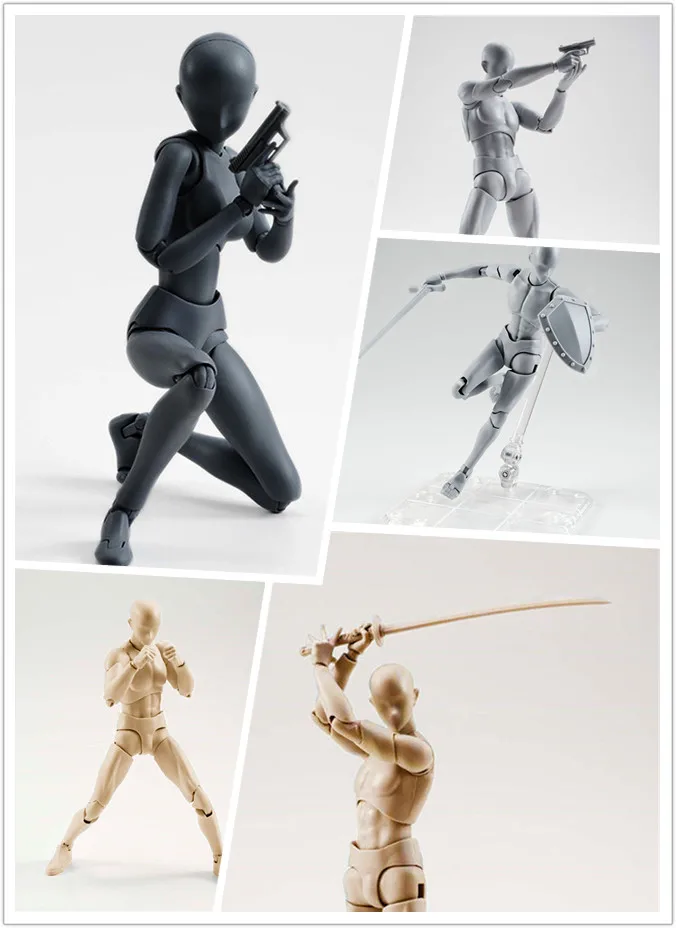 

Body Kun SHF Figuarts Archetype SHFiguarts Pale Ver Action Figure Color DIY Figure BodyKun Action Figure Model For Child D.I.Y