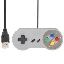 Vigrand 10 шт. Высокое качество Ретро USB контроллер ретро супер для Nintendo SNES USB контроллер для ПК для Mac Пульты ДУ для игровых приставок