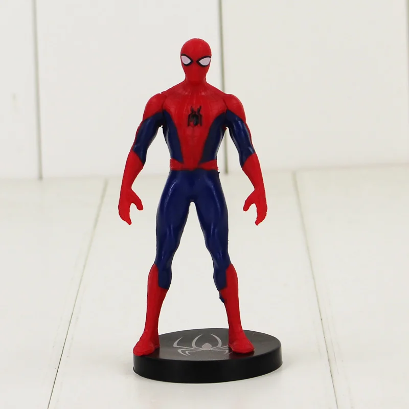 7 шт./лот 10 см Фигурки Человека паука Venom Spider Woman Gwen Stacy ПВХ модели игрушки|figure