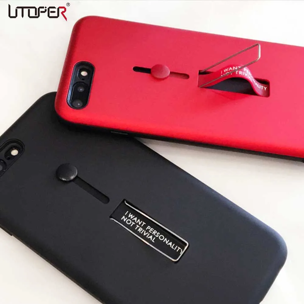 UTOPER чехол для huawei P20 Pro Чехол PC + TPU держатели Kickstand кольцо крышки P Smart Case Lite P10 плюс |
