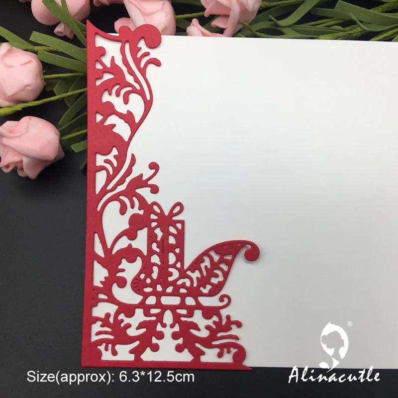 

Die Cut Metal Cutting Cut Christmas Snowflakes Border Alinacraft Scrapbook Paper Craft Handmade Card Punch Art Knife Cutter Die