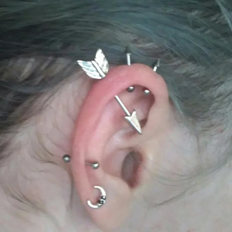 Пирсинг для сосков из нержавеющей стали 2 шт.|piercing ombligo|body piercingnipple piercing |