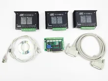 CNC Router Kit,TB6600 3 mach3 Stepper Motor Driver Controller kit 5A one 5 Axis breakout board for nema23 motors stepper motor driver jb860m ac18 80v dc24 110v 6 0a 256microstep for cnc router mill cnc stepper controller kit