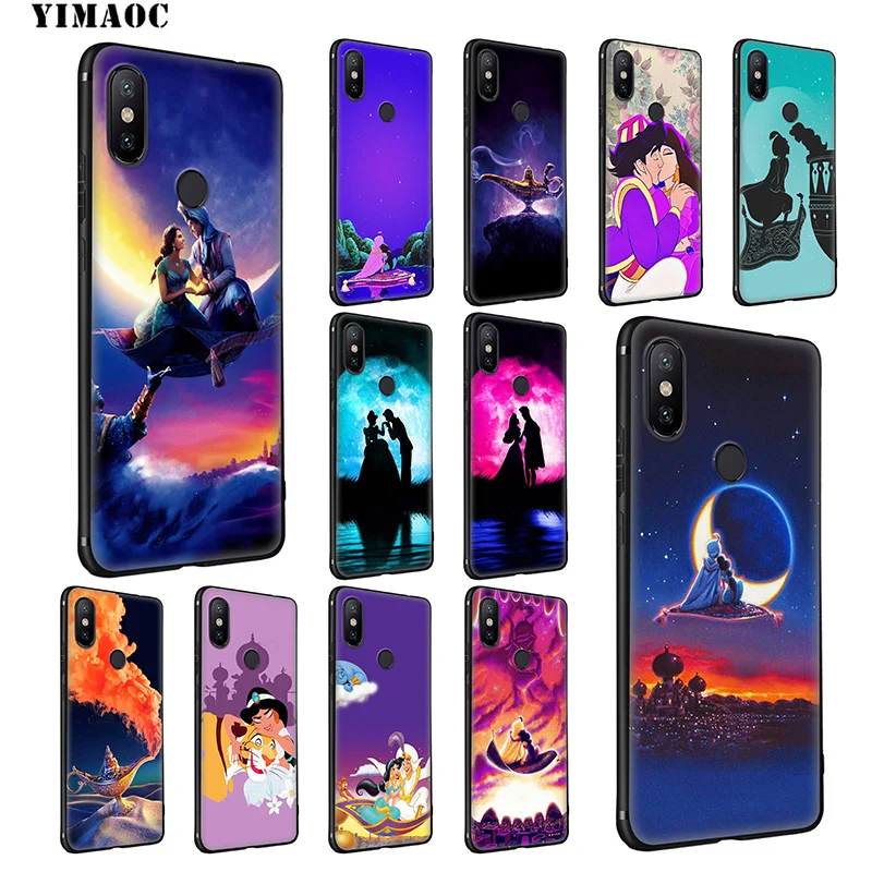 YIMAOC Aladdin Jasmine cartoon Soft Case for Xiaomi Mi 9T 9 8 Se 6 MAX 3 A1 A2 Lite MiA1 MiA2 CC9E CC9 6X 5X POCOPHONE F1 |