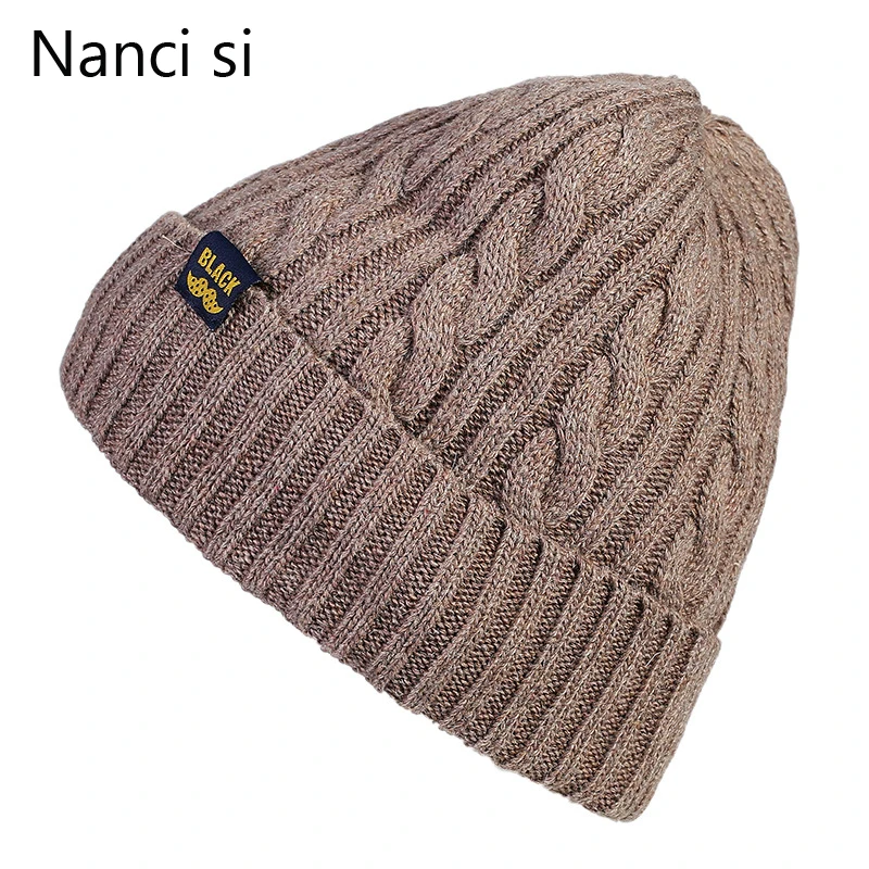 

Brand Nanci si 2017 New Casual Bonnet Winter Hat Beanie Hats Warm Baggy Knitted Skullies Ski Sports Beanies Cap For Men Women
