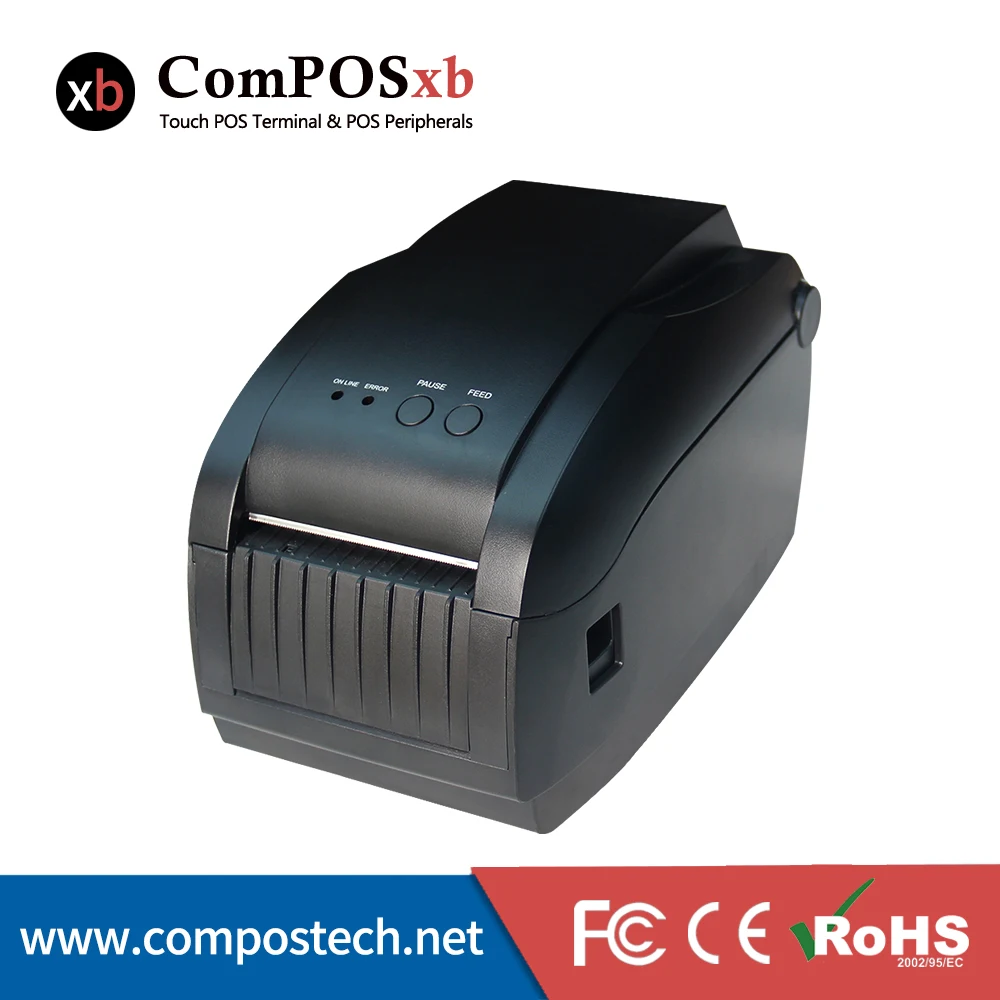 80mm Direct Thermal Barcode Printer Sticker Label Printer For Fast Foodin Printers from