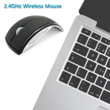 Беспроводная мышь 2,4G Компьютерная мышь складной дорожный ноутбук Бесшумная мышь мини-мыши USB нано приемник для ноутбук ПК настольный компьютер