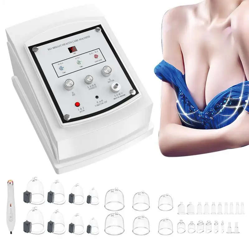 Electric Vacuum Cups Breast Massager Enlargement Hip Lifting Scraping