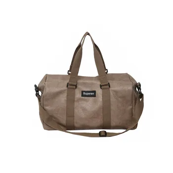 

New Large Capacity Men Hand Luggage Travel bag Women PU leather Duffle Bag Shoulder Bags Multifunctional Overnight Weekend totes