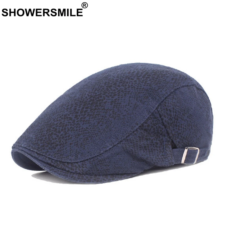 SHOWERSMILE, Леопардовый берет, женская, хлопок, хаки, плоская кепка, мужская, регулируемая, повседневная, утконоса, летняя, Ретро стиль, бренд Gatsby Ivy, Кепка