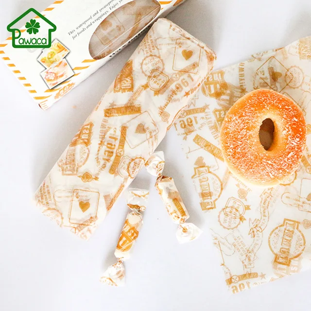 50pcs lot wax paper food wrapping paper candy wrapper sandwich soap wrapper paper
