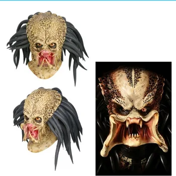 

Predator Cosplay Mask Costume Helmet Props Antenna Halloween Party Horror